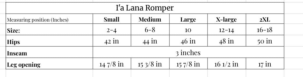 I’a Lana Romper