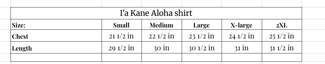 I’a Kane Aloha shirt