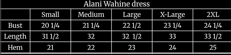 Alani I’a dress