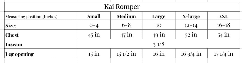 Kai Opihi Romper
