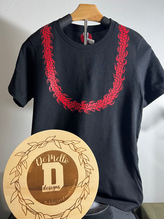 Red Ohai Alii lei tee